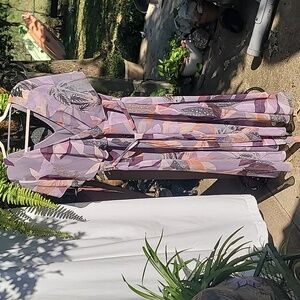 Purple Floral Dress SZ 16 NWT